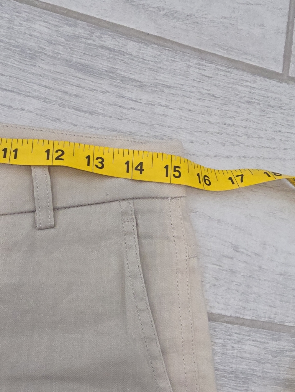 Vince Khaki Linen Blend Joggers Women's Size 0 Stretch Light Tan - Picture 6 of 12